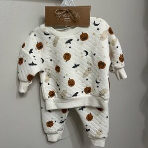 Lila & Jack Baby Outfit with Halloween Prints